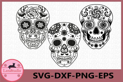 Sugar Skull Svg SVG Lerastudio 