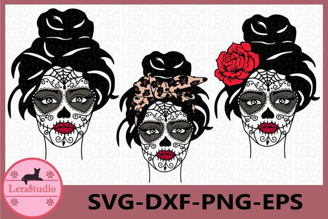 Sugar Skull Svg SVG Lerastudio 