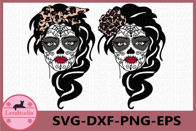 Sugar Skull Svg SVG Lerastudio 