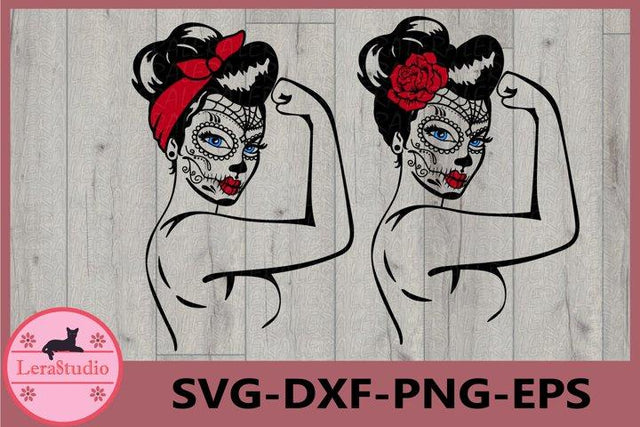 Sugar Skull Svg SVG Lerastudio 