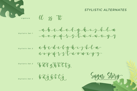 Sugar Story-Sweet Handwritten Font Font yumnatype 