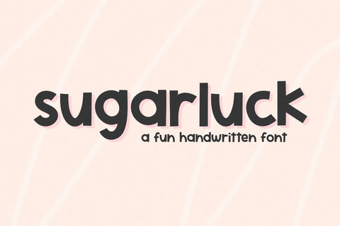 Sugarluck - Fun Handwritten Font Font KA Designs 