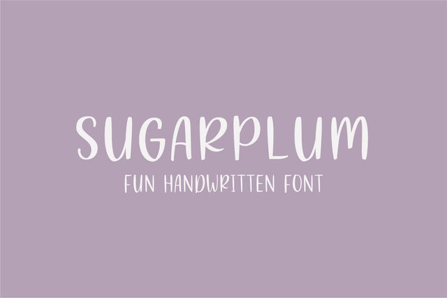 Sugarplum Font Sunday Nomad 