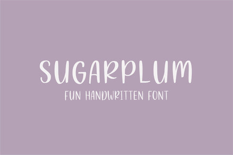 Sugarplum Font Sunday Nomad 