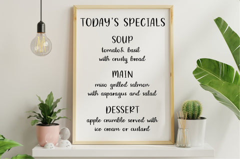 Sugarplum Font Sunday Nomad 