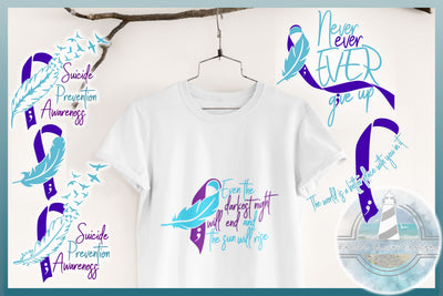 Suicide Prevention Awareness Quote Bundle SVG SVG Harbor Grace Designs