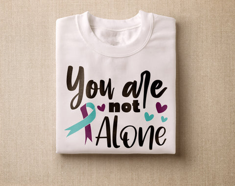 Suicide Prevention Awareness SVG Bundle, 6 Designs, Teal and Purple Ribbon SVG, You Matter SVG, You Are Stronger Than You Think SVG, No Story Should End Too Soon SVG SVG HappyDesignStudio 