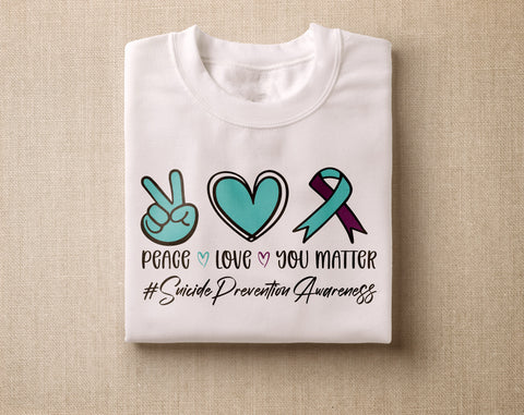 Suicide Prevention Awareness SVG Bundle, 6 Designs, Teal and Purple Ribbon SVG, You Matter SVG, You Are Stronger Than You Think SVG, No Story Should End Too Soon SVG SVG HappyDesignStudio 