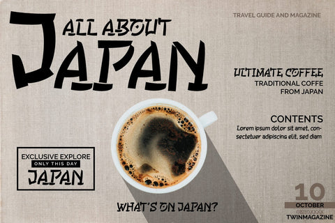 SUKORO - Japanese style font Font twinletter 