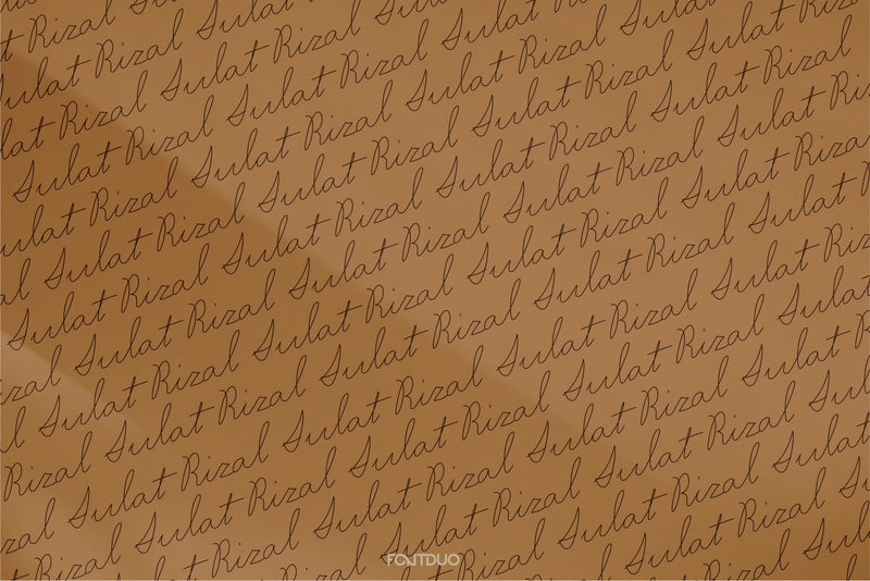 Sulat Rizal Script Handwritten Font - So Fontsy