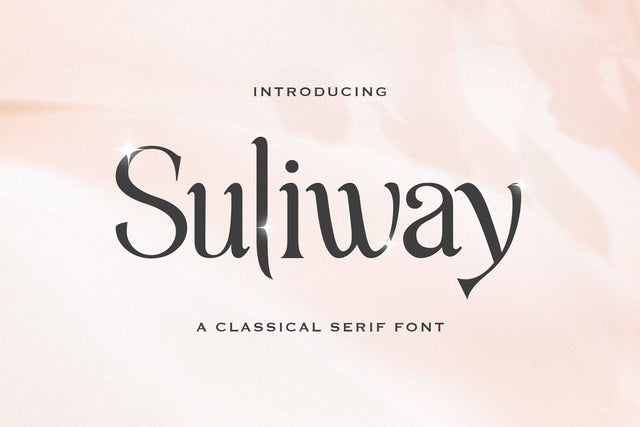Suliway - Display Serif Font Font StringLabs 