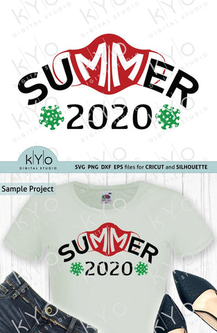 Summer 2020 Covid19 face mask shirt design svg png dxf eps files SVG kYo Digital Studio 