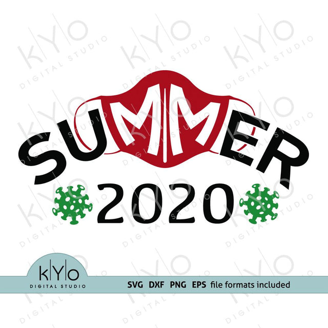 Summer 2020 Covid19 face mask shirt design svg png dxf eps files SVG kYo Digital Studio 