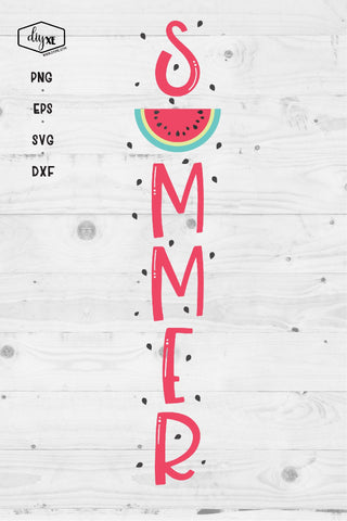 Summer - A Front Porch Sign SVG Cut File SVG DIYxe Designs 