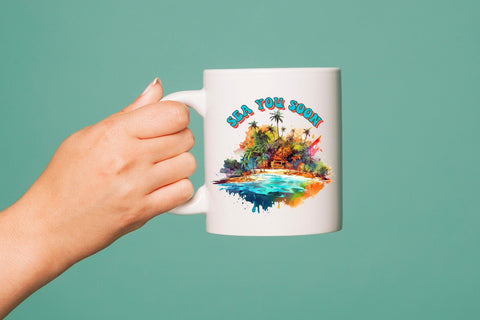 Summer and Beach PNG Sublimation - Sea You Soon Sublimation CraftLabSVG 