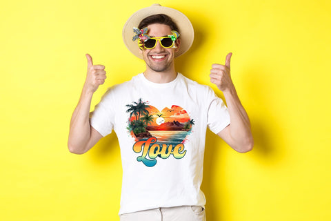 Summer and Beach Sublimation - Love PNG Sublimation CraftLabSVG 