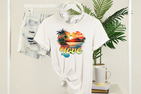 Summer and Beach Sublimation - Love PNG Sublimation CraftLabSVG 