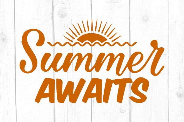 Summer Awaits Svg SVG cricutfilesmg 