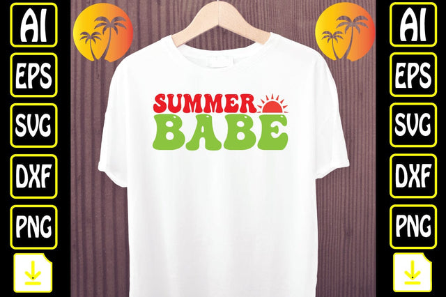 Summer Babe SVG Craftlabsvg24 