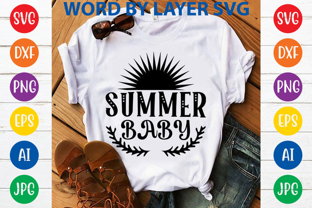 Summer baby, Summer SVG Design SVG Rafiqul20606 