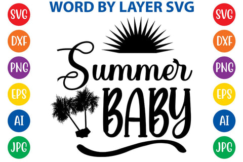 Summer Baby SVG Design SVG Rafiqul20606 