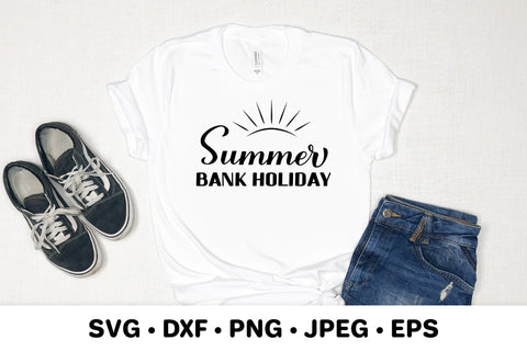 Summer Bank Holiday SVG. Bank holiday weekend sign SVG LaBelezoka 