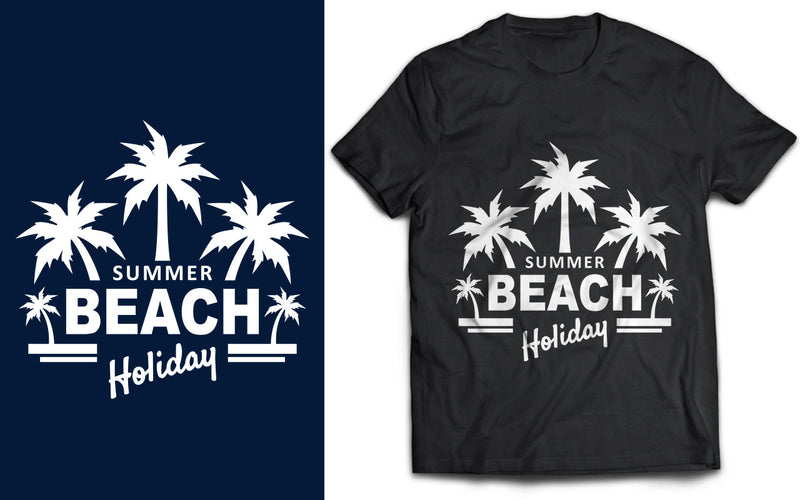 Summer Beach Holiday SVG T-Shirt Design SVG naemmiah021 