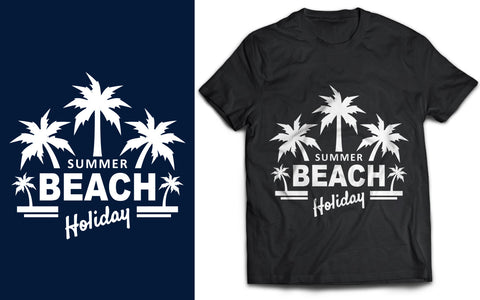 Summer Beach Holiday SVG T-Shirt Design SVG naemmiah021 