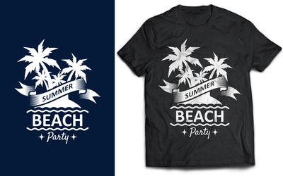 Summer Beach Party SVG T-Shirt Design SVG naemmiah021 