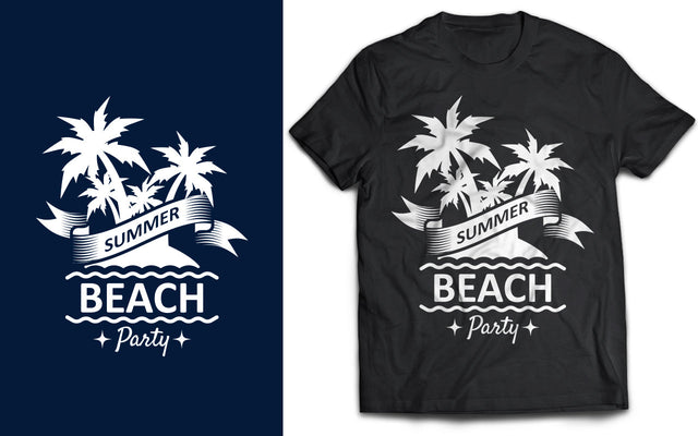 Summer Beach Party SVG T-Shirt Design SVG naemmiah021 