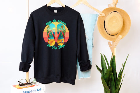 Summer & Beach PNG, Life is Better in Flip Flops Sublimation CraftLabSVG 