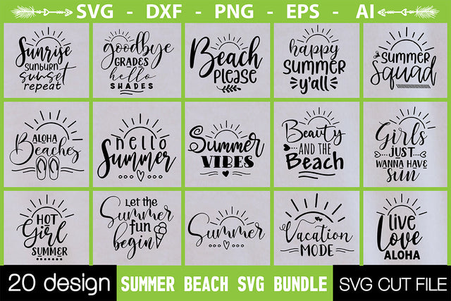 Summer Beach svg Bundle SVG Nbd161 