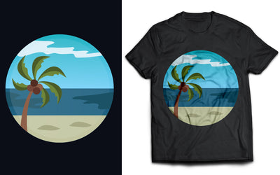 Summer Beach T-Shirt Design SVG naemmiah021 