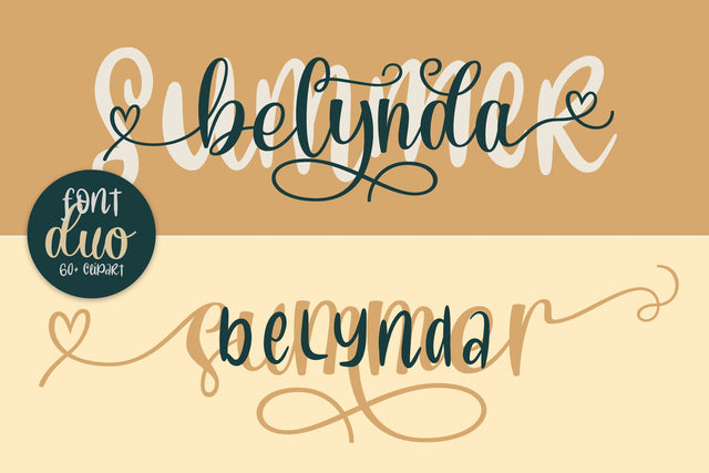 Summer Belynda - Beautiful and Romantic Font ahweproject 