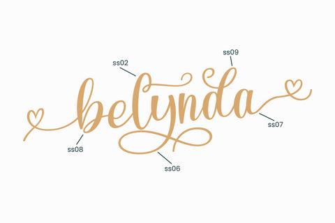 Summer Belynda - Beautiful and Romantic Font ahweproject 