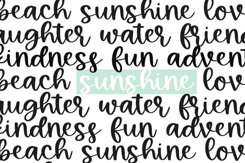 Summer Berries - Cute Handwritten Script Font Font KA Designs 