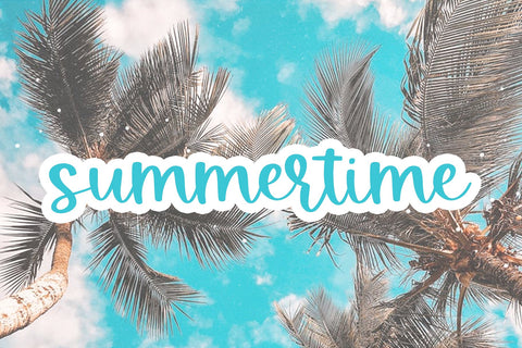 Summer Berries - Cute Handwritten Script Font Font KA Designs 