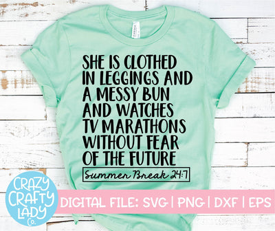 Summer Break 24:7 | Last Day of School SVG Cut File SVG Crazy Crafty Lady Co. 
