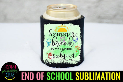Summer Break is My Favorite- End of School Sublimation PNG Sublimation Happy Printables Club 