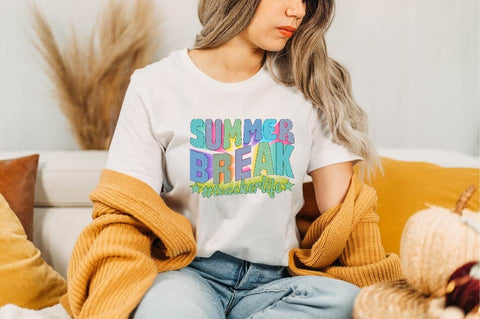 Summer Break #teacherlife Sublimation SVGArt 