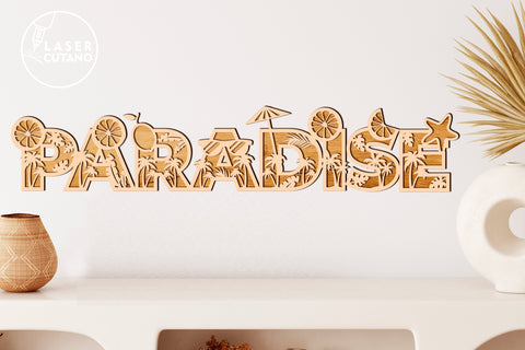 SUMMER Bundle Laser Cut Files and Scrapbooking Template SVG LaserCutano 