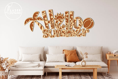 SUMMER Bundle Laser Cut Files and Scrapbooking Template SVG LaserCutano 