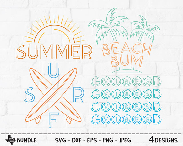 Summer Bundle | Summer SVG SVG Texas Southern Cuts 