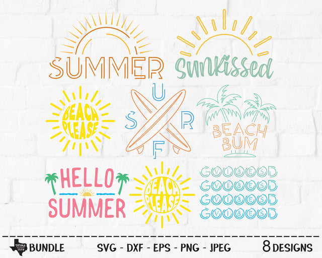 Summer Bundle | Summer SVG SVG Texas Southern Cuts 