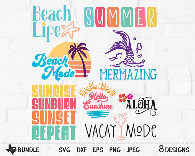 Summer Bundle | Summer SVG SVG Texas Southern Cuts 