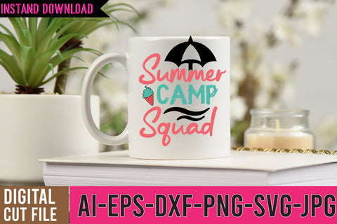 Summer Camp Squad SVG Cut FIle SVG BlackCatsMedia 