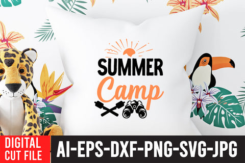 Summer Camp SVG Cut File SVG BlackCatsMedia 