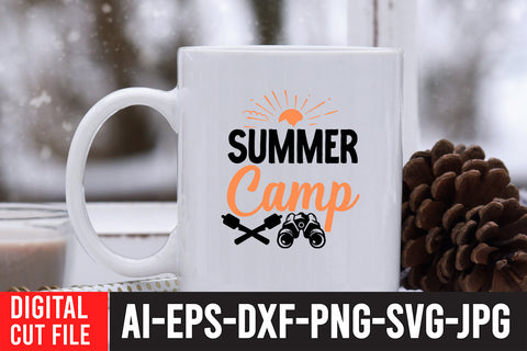 Summer Camp SVG Cut File SVG BlackCatsMedia 