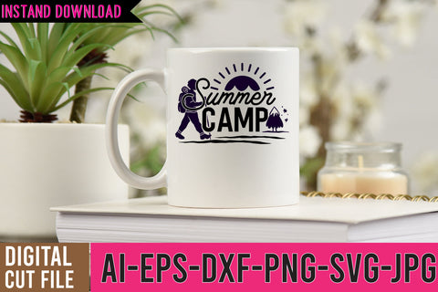 Summer Camp SVG Design SVG BlackCatsMedia 