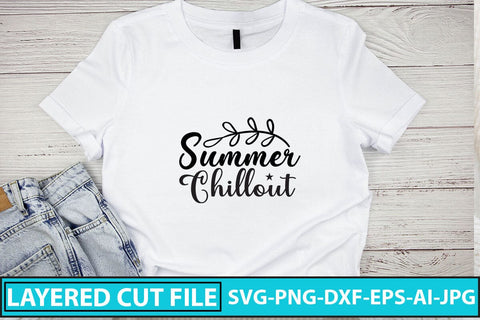 Summer Chillout SVG Cut File SVG Syaman 